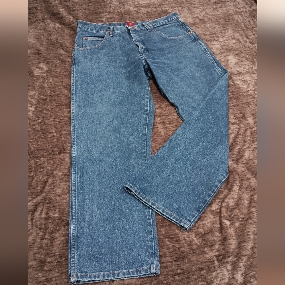 Mens Wrangler Cowboy Cut Denim Jeans 13MWZPW 34x32